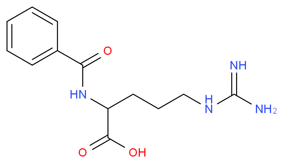 Nα-Benzoyl-DL-arginine_分子结构_CAS_6453-58-3)
