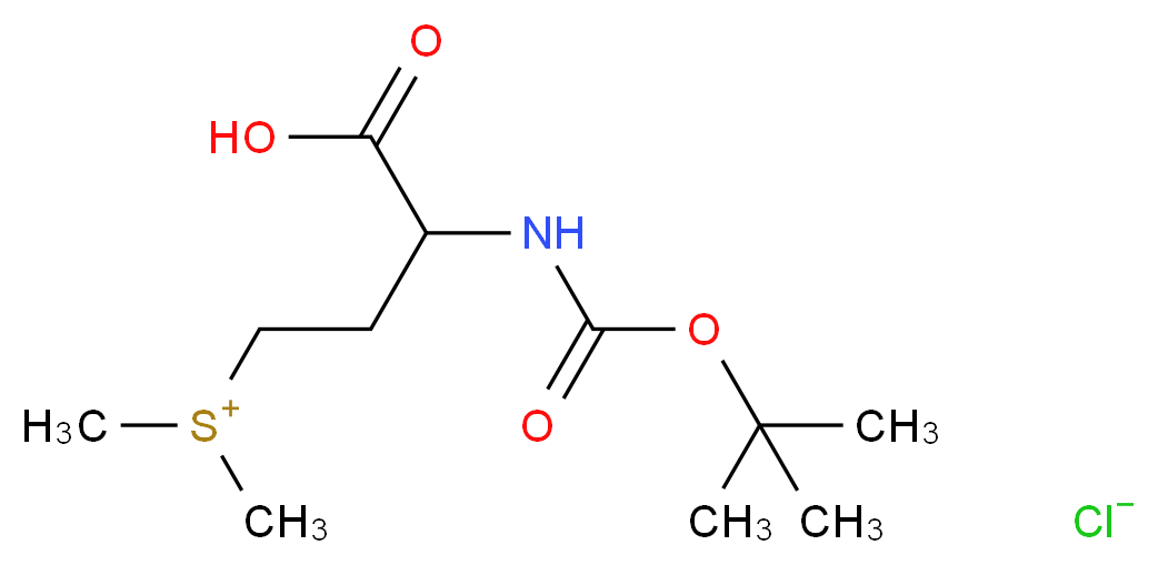 Boc-DL-methionine methylsulfonium chloride_分子结构_CAS_)