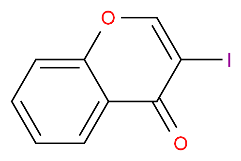 3-iodo-4H-chromen-4-one_分子结构_CAS_122775-34-2