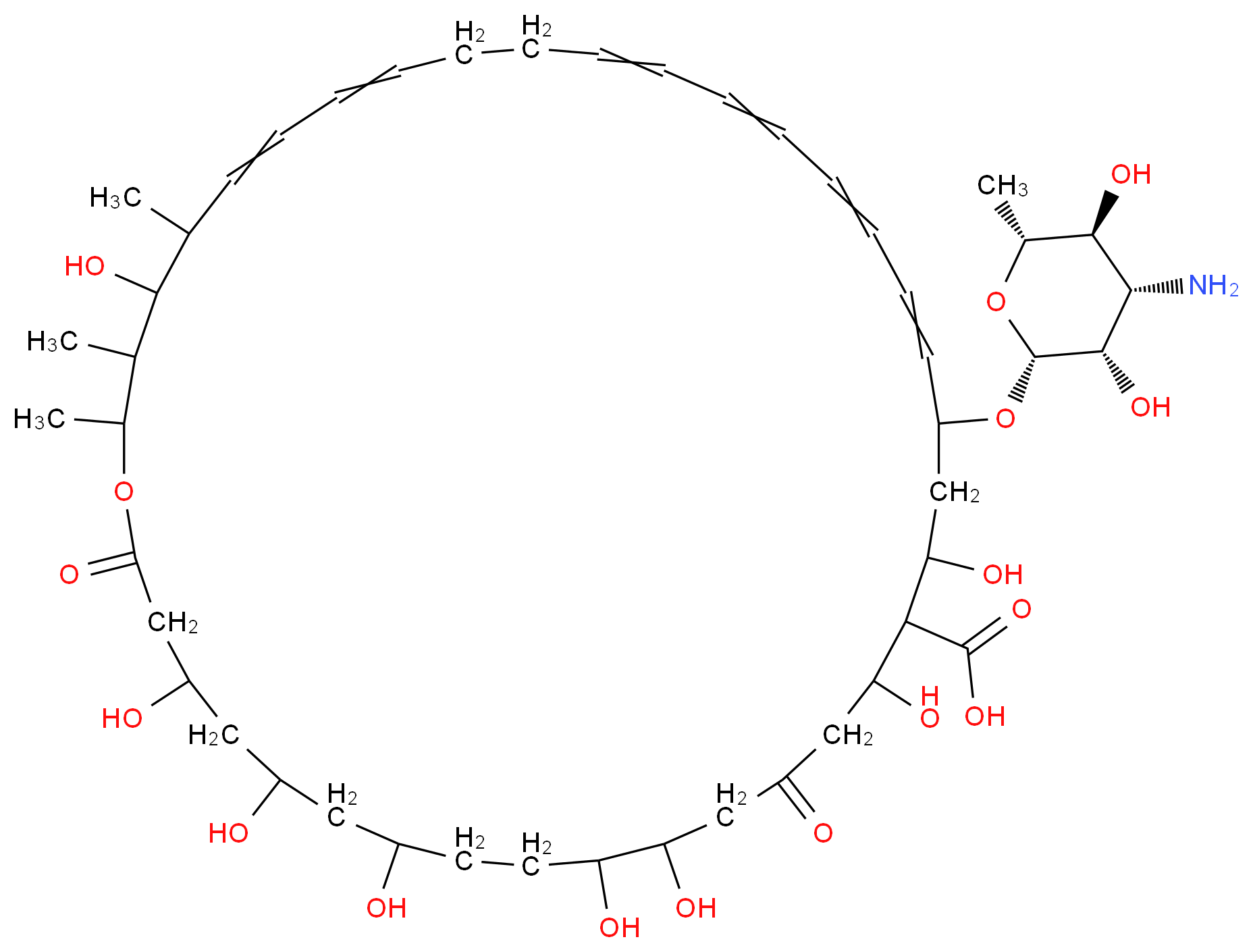 制霉菌素 A1 三水合物_分子结构_CAS_34786-70-4)