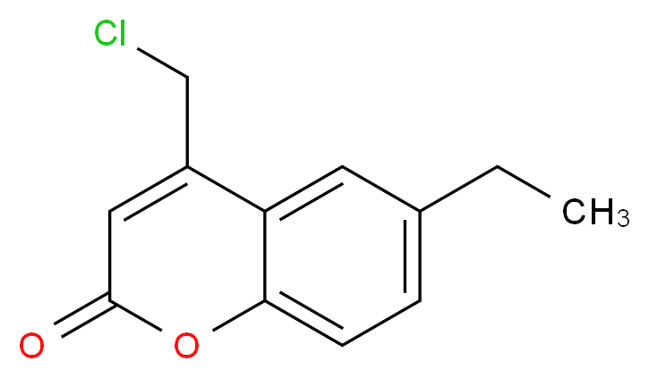 4-(Chloromethyl)-6-ethyl-2H-chromen-2-one_分子结构_CAS_637751-75-8)