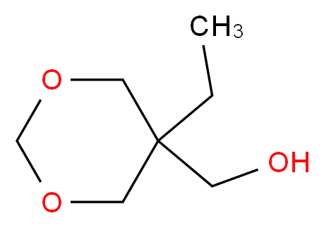 (5-ethyl-1,3-dioxan-5-yl)methanol_分子结构_CAS_5187-23-5