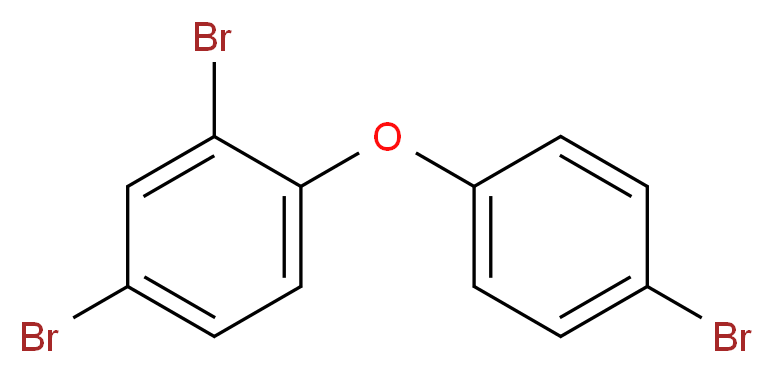 2,4-dibromo-1-(4-bromophenoxy)benzene_分子结构_CAS_41318-75-6