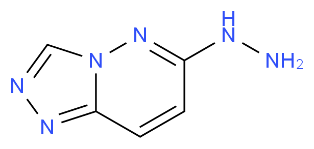6-Hydrazino[1,2,4]triazolo[4,3-b]pyridazine_分子结构_CAS_7229-00-7)
