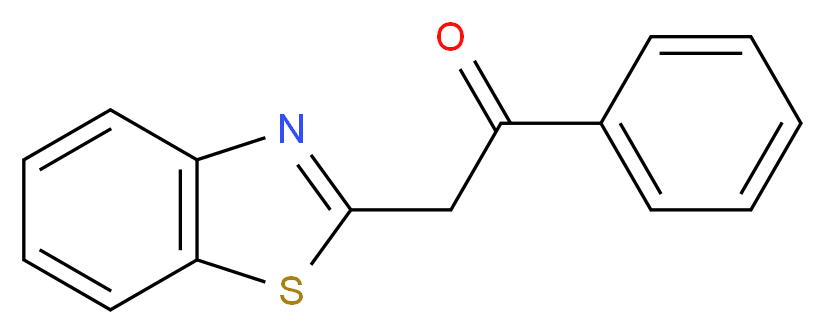 2-Benzothiazol-2-yl-1-phenyl-ethanone_分子结构_CAS_56071-71-7)