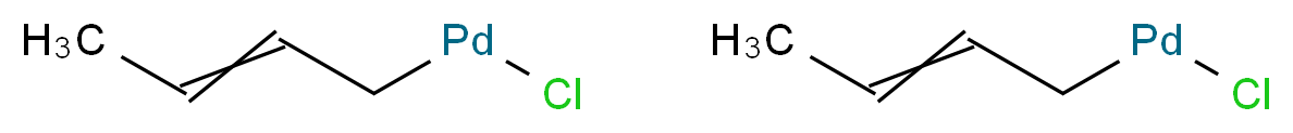 bis(but-2-en-1-yl(chloro)palladium)_分子结构_CAS_12081-22-0