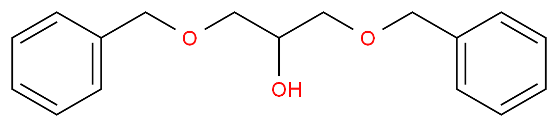 1,3-二苄氧基-2-丙醇_分子结构_CAS_6972-79-8)