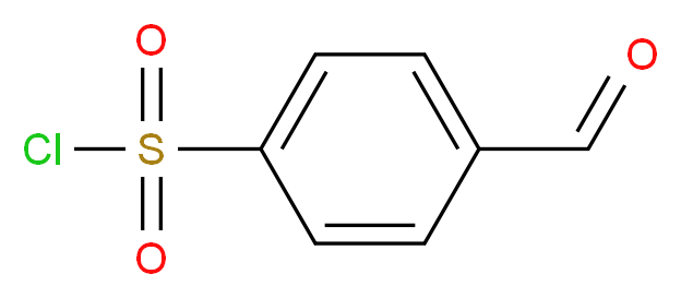 4-Formyl-benzenesulfonyl chloride_分子结构_CAS_85822-16-8)
