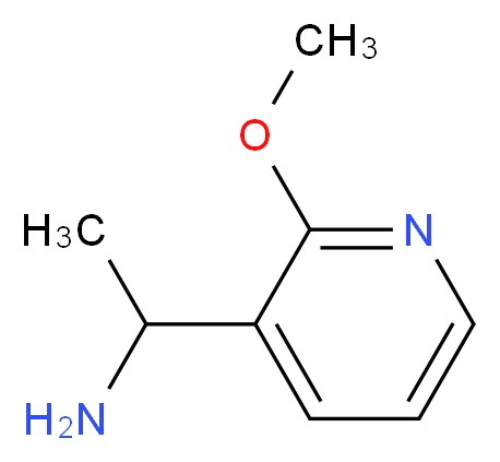 1-(2-methoxypyridin-3-yl)ethanamine_分子结构_CAS_1060807-25-1)