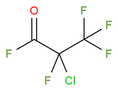 2-Chlorotetrafluoropropanoyl fluoride_分子结构_CAS_28627-00-1)