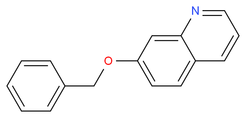 7-Benzyloxyquinoline_分子结构_CAS_131802-60-3)