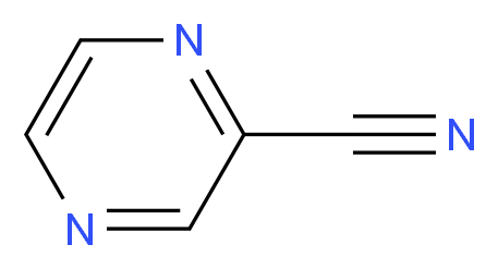 2-氰基吡嗪_分子结构_CAS_19847-12-2)