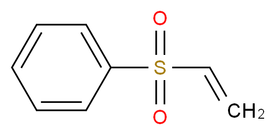 苯基乙烯基砜_分子结构_CAS_5535-48-8)