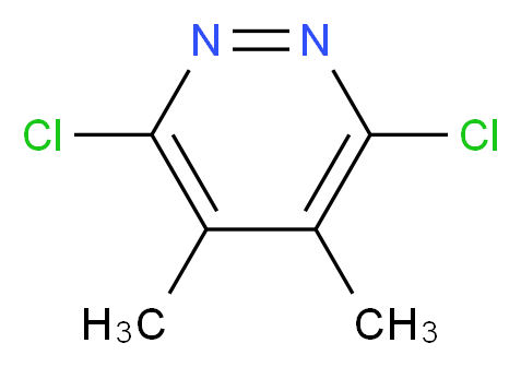 3,6-dichloro-4,5-dimethylpyridazine_分子结构_CAS_34584-69-5