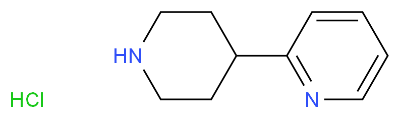 2-(piperidin-4-yl)pyridine hydrochloride_分子结构_CAS_216688-64-1