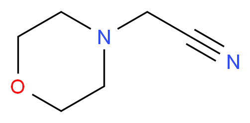 2-(morpholin-4-yl)acetonitrile_分子结构_CAS_5807-02-3)