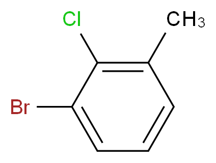 1-bromo-2-chloro-3-methylbenzene_分子结构_CAS_97326-43-6