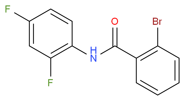 2-Bromo-N-(2,4-difluorophenyl)benzamide 98%_分子结构_CAS_314025-94-0)