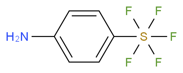 4-(pentafluoro-$l^{6}-sulfanyl)aniline_分子结构_CAS_2993-24-0