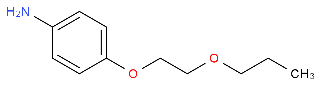 4-(2-Propoxyethoxy)aniline_分子结构_CAS_)