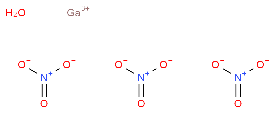 水合硝酸镓, Puratronic&reg;_分子结构_CAS_69365-72-6)