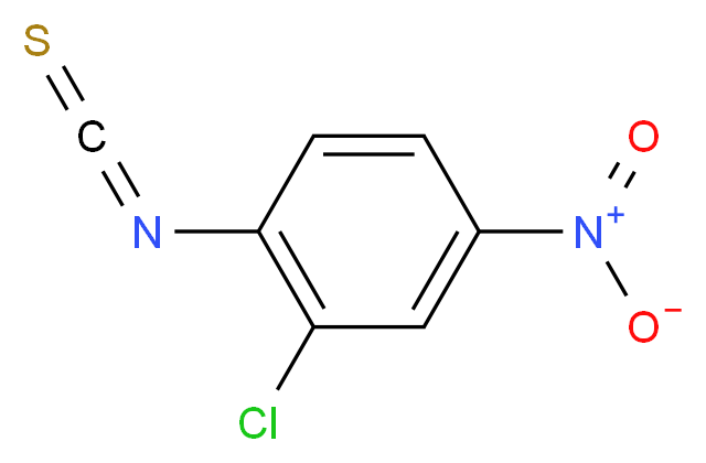 2-Chloro-1-isothiocyanato-4-nitrobenzene_分子结构_CAS_23165-64-2)