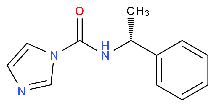 N-[(R)-(+)-1-Phenylethyl]imidazole-1-carboxamide_分子结构_CAS_1217846-28-0)