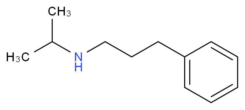 N-isopropyl-3-phenylpropan-1-amine_分子结构_CAS_87462-11-1)