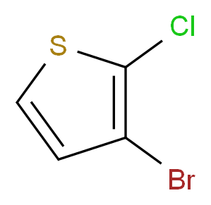 3-溴-2-氯噻吩_分子结构_CAS_40032-73-3)