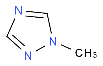 1-Methyl-1,2,4-triazole_分子结构_CAS_6086-21-1)