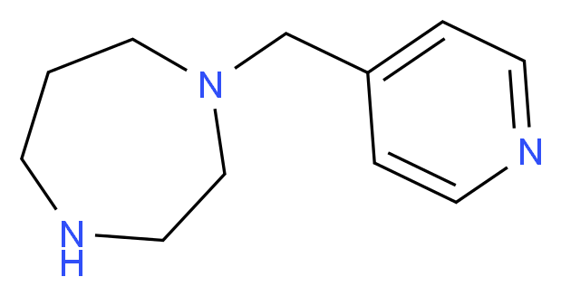 1-(pyridin-4-ylmethyl)-1,4-diazepane_分子结构_CAS_199938-13-1)