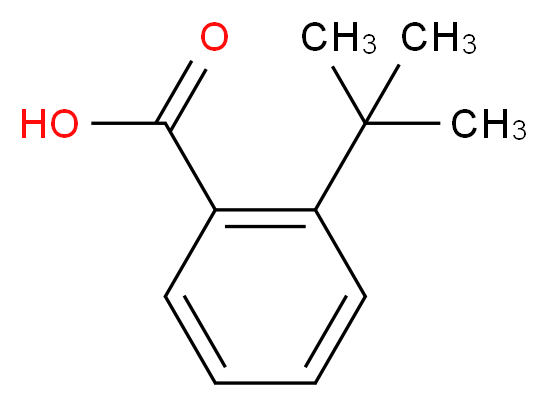 2-(tert-Butyl)benzoic acid_分子结构_CAS_1077-58-3)