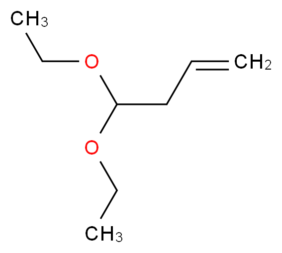 3-丁烯醛二乙基缩醛_分子结构_CAS_10602-36-5)