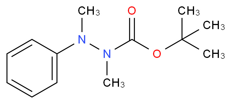N,N'-Dimethyl-N'-phenylhydrazine, N-BOC protected_分子结构_CAS_934391-25-0)