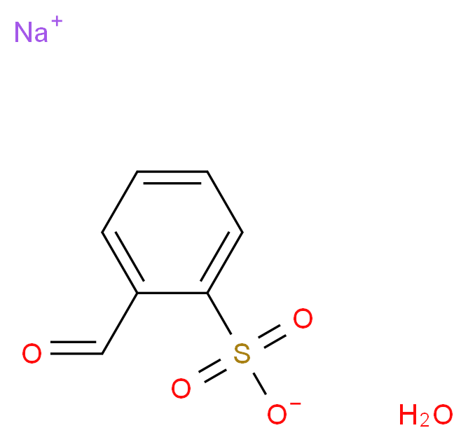 sodium 2-formylbenzene-1-sulfonate hydrate_分子结构_CAS_305808-14-4