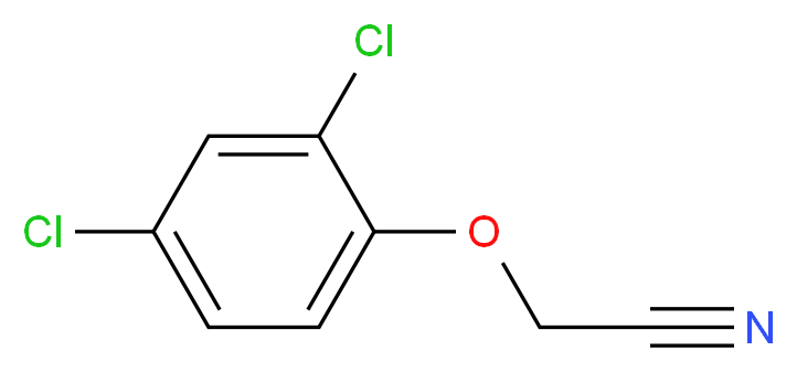 2-(2,4-dichlorophenoxy)acetonitrile_分子结构_CAS_3956-63-6)