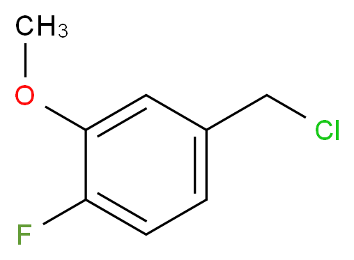 4-(Chloromethyl)-1-fluoro-2-methoxybenzene_分子结构_CAS_276861-59-7)