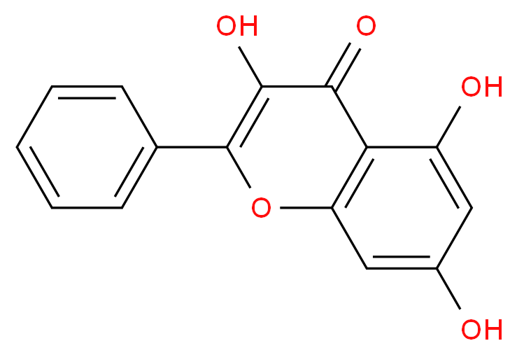 3,5,7-Trihydroxy-2-phenyl-4H-chroMen-4-one_分子结构_CAS_548-83-4)