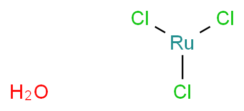 trichlororuthenium hydrate_分子结构_CAS_14898-67-0