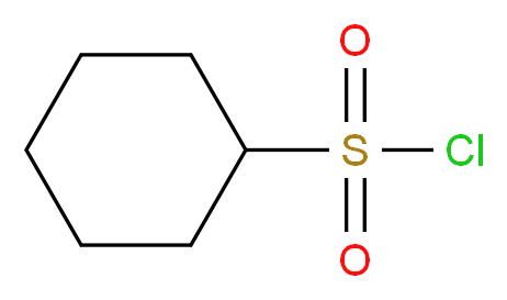 Cyclohexanesulphonyl chloride_分子结构_CAS_4837-38-1)