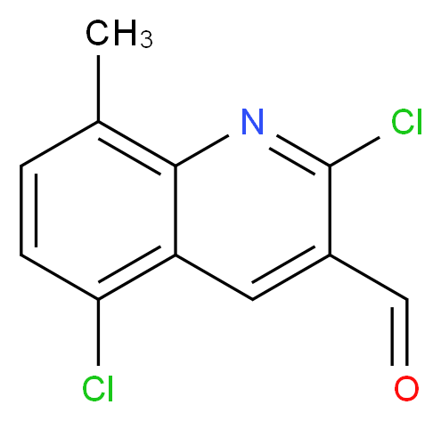 2,5-DICHLORO-8-METHYLQUINOLINE-3-CARBOXALDEHYDE_分子结构_CAS_948291-36-9)