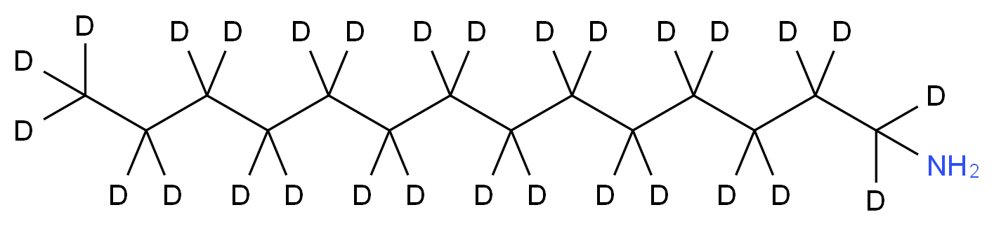 (<sup>2</sup>H<sub>2</sub><sub>9</sub>)tetradecan-1-amine_分子结构_CAS_204244-82-6