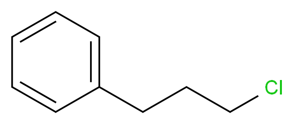 (3-chloropropyl)benzene_分子结构_CAS_104-52-9