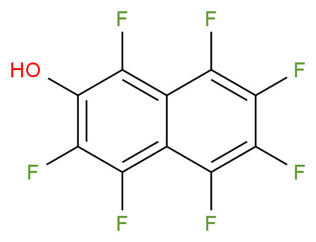 heptafluoronaphthalen-2-ol_分子结构_CAS_727-49-1