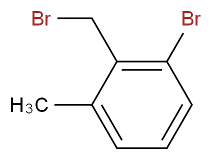 1-bromo-2-(bromomethyl)-3-methylbenzene_分子结构_CAS_75366-10-8