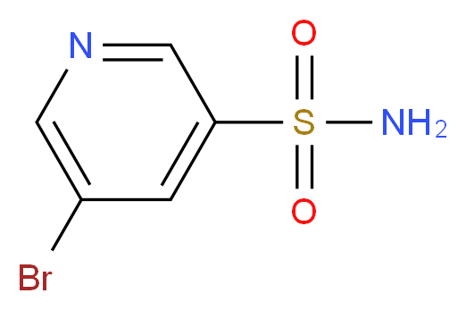 5-Bromopyridine-3-sulphonamide 98%_分子结构_CAS_62009-33-0)