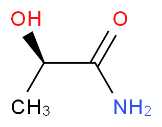 (2R)-2-hydroxypropanamide_分子结构_CAS_598-81-2