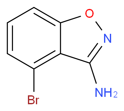 4-Bromo-1,2-benzisoxazol-3-amine_分子结构_CAS_796969-15-8)