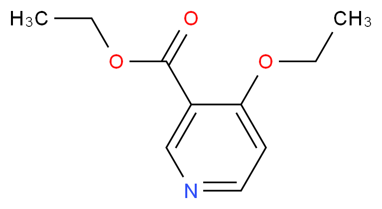 Ethyl 4-ethoxynicotinate_分子结构_CAS_33279-63-9)