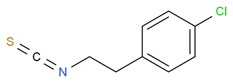 2-(4-氯苯基)乙基 硫代异氰酸酯_分子结构_CAS_17608-10-5)